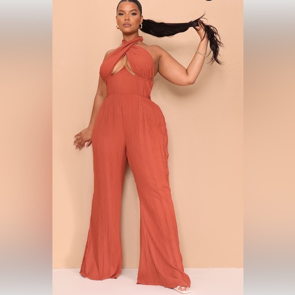 Plus size Wide Leg Jumpsuit - Picture 1 of 2